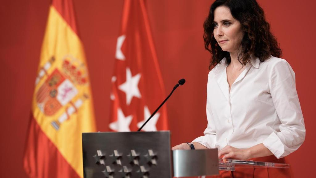 La presidenta de la Comunidad de Madrid, Isabel Díaz Ayuso.