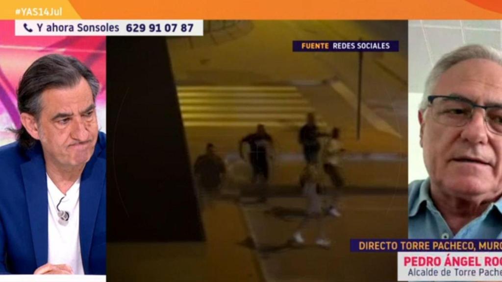 Colaboradores en plató.