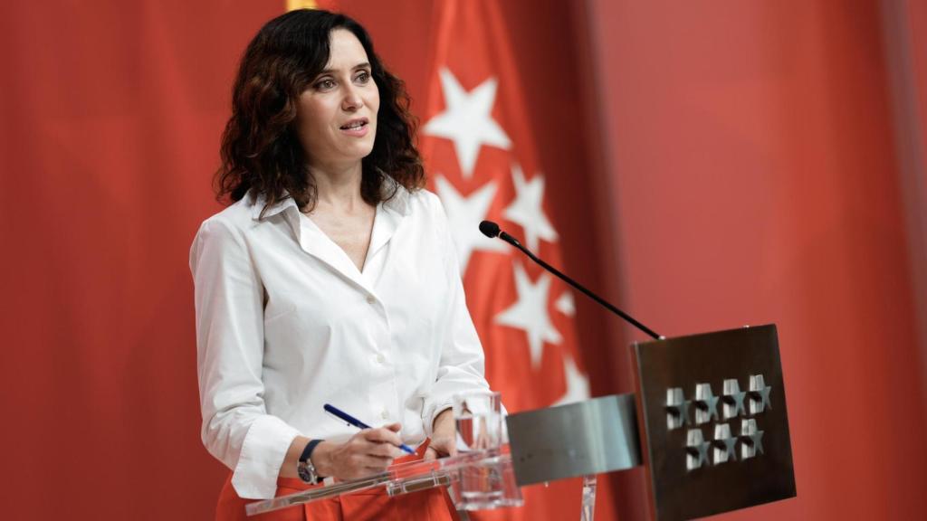 La presidenta de la Comunidad de Madrid, Isabel Díaz Ayuso.