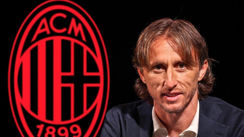Luka Modric firma con el Milan.
