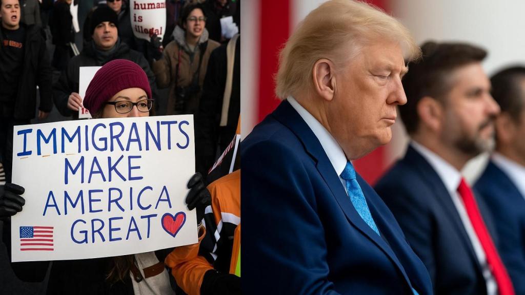 El rechazo hacia Donald Trump, en el tema migratorio, alcanzó un nuevo nivel histórico.