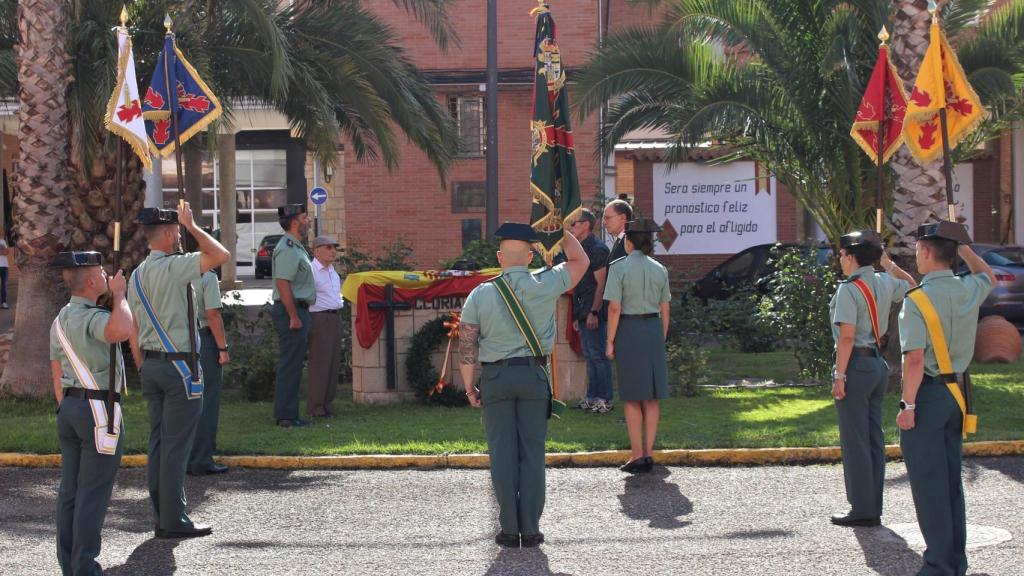 Emotivo acto en Zamora en memoria y recuerdo a las víctimas del terrorismo de la Guardia Civil