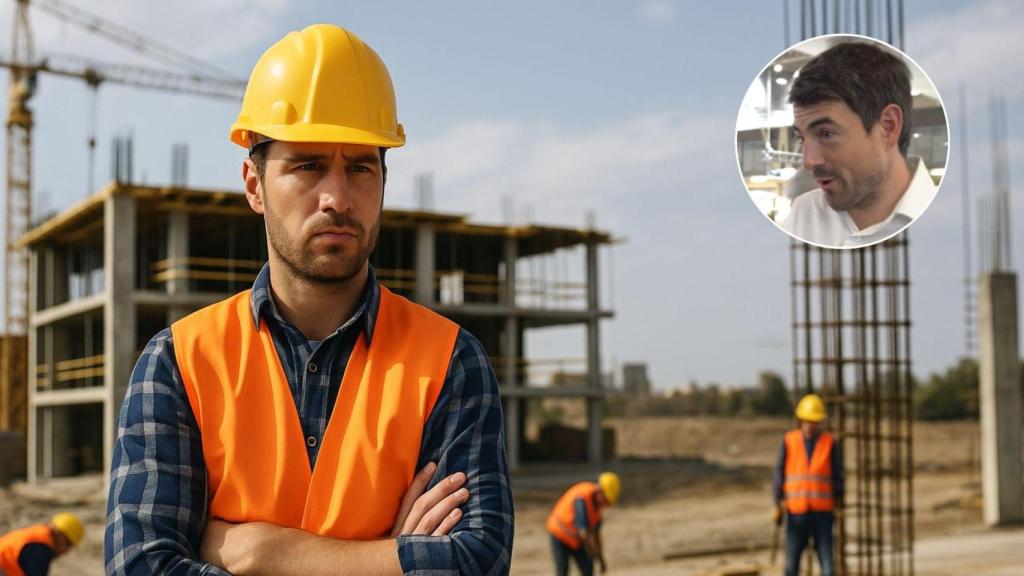 Imagen de un trabajador de la construcción.