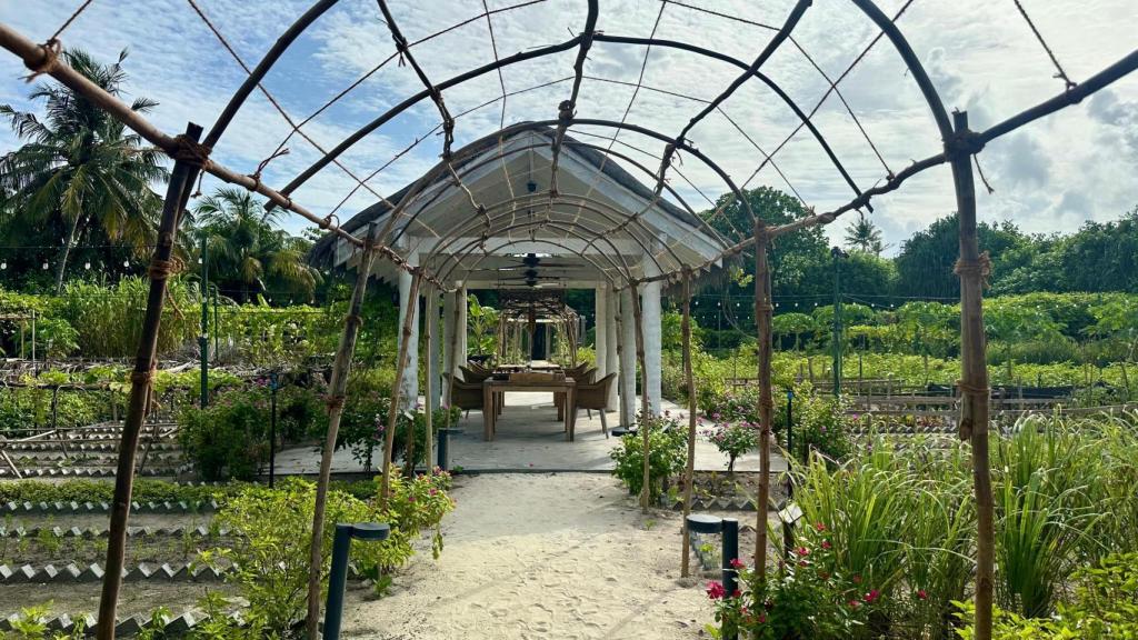 La puerta de entrada a Seb's Farm.