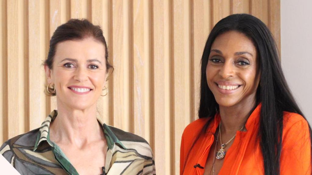 Nuria March, con la invitada de su pódcast esta semana.