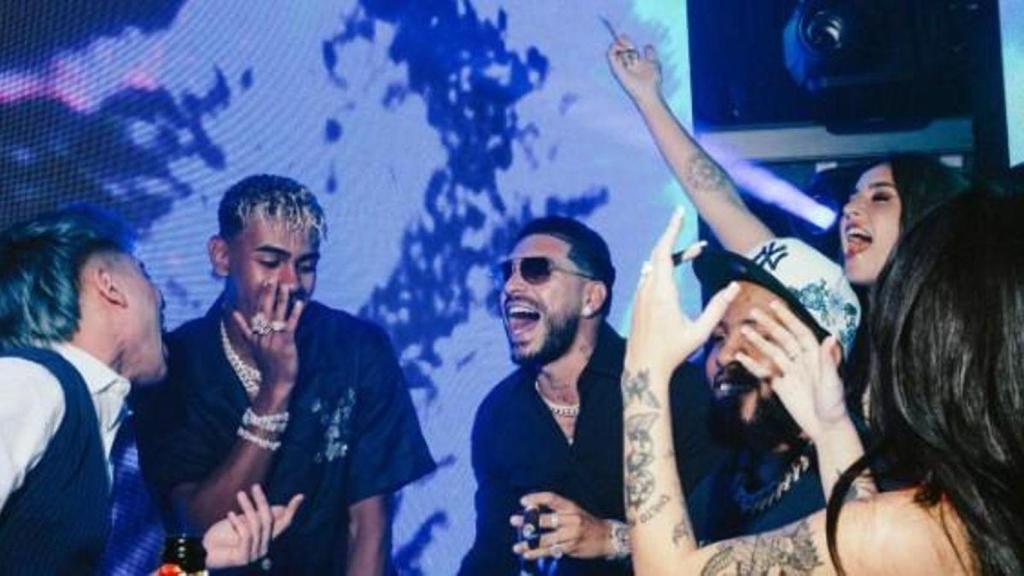 Lamine Yamal en su fiesta.