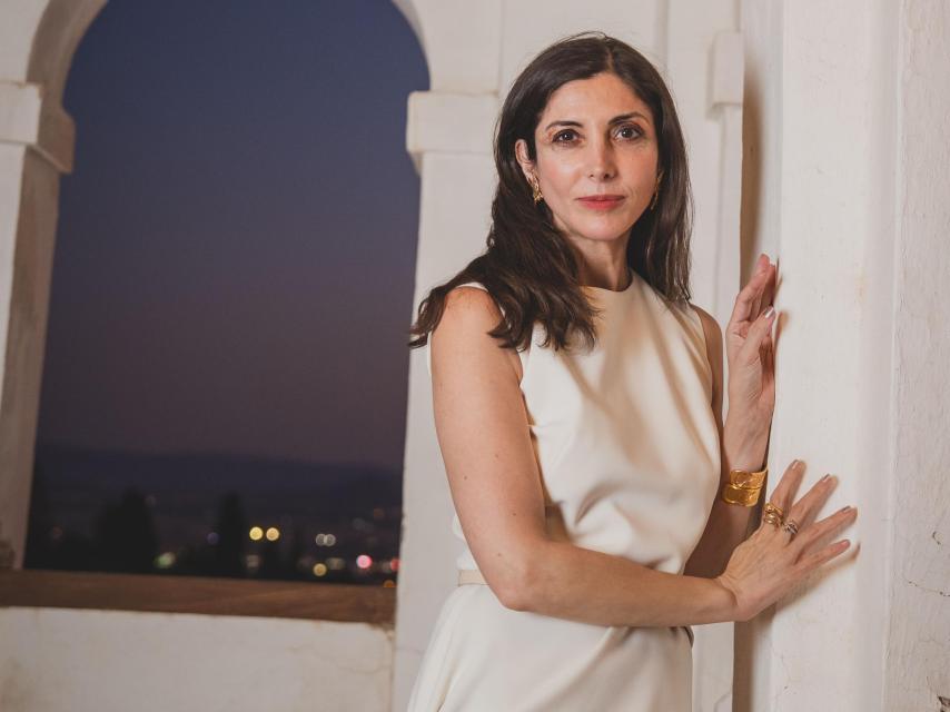 Espido Freire ante el objetivo.