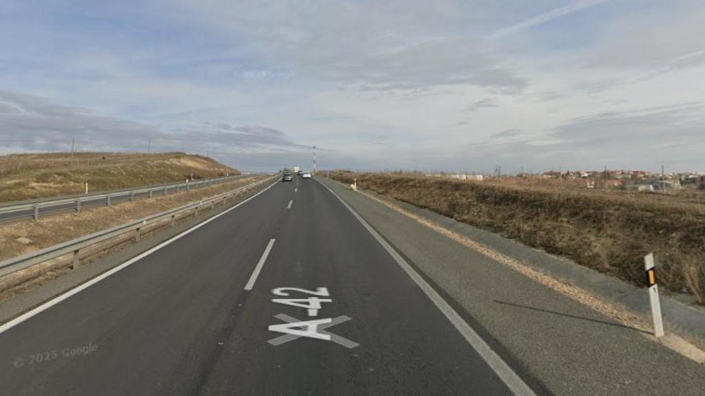 Autovía A-42 sentido Madrid a la altura de Cabañas de la Sagra (Toledo).