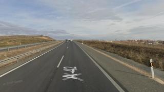 Autovía A-42 sentido Madrid a la altura de Cabañas de la Sagra (Toledo).