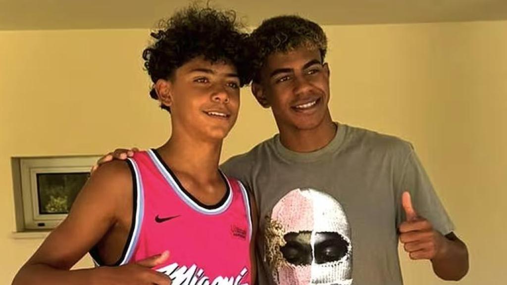 Cristiano Ronaldo Jr. y Lamine Yamal
