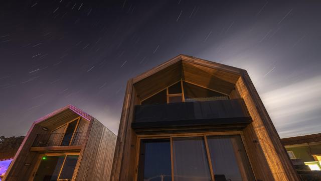El cielo estrellado sobre Doniños Nature