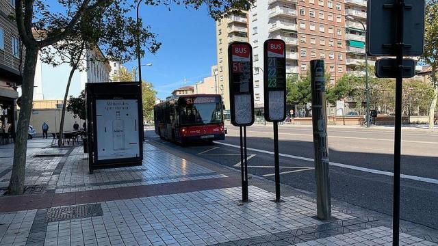 Paseo de María Agustín, en Zaragoza