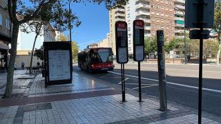 Paseo de María Agustín, en Zaragoza