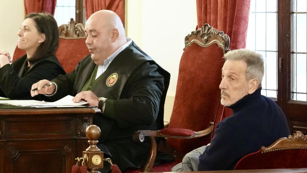 El exalcalde de Ponferrada Pedro Muñoz durante una vista en la Audiencia Provincial de León