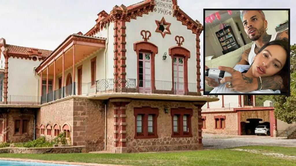 La casa de Rosalía y Rauw Alejandro.