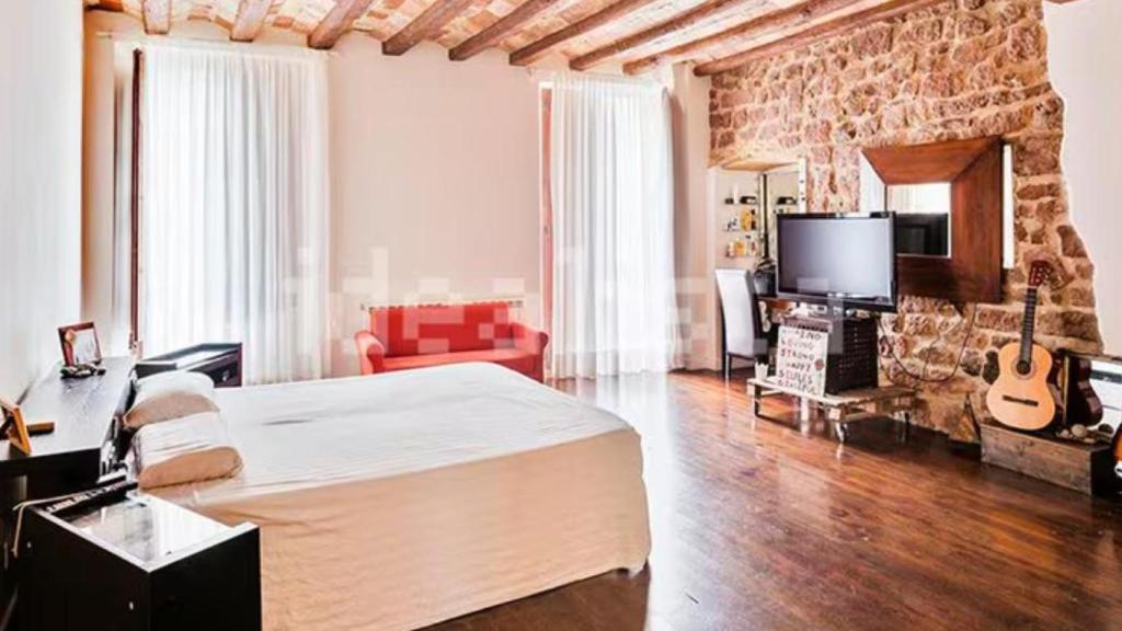 Habitación de la casa de Rosalía.