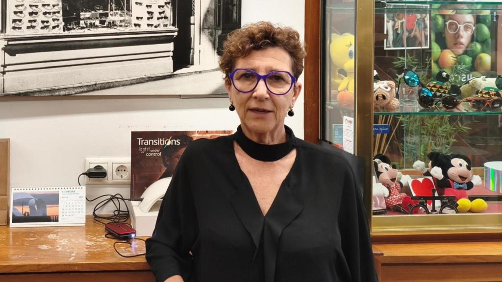 Carmen Lázaro, responsable de Óptica Lázaro.
