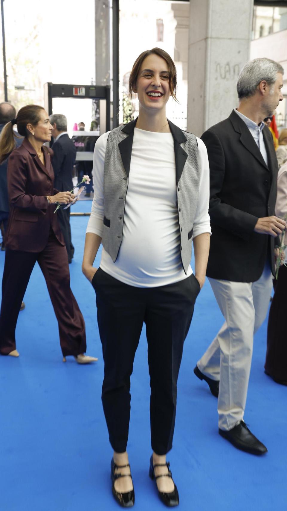 Rita Maestre, en uno de sus últimos actos públicos antes de cogerse la baja por maternidad.