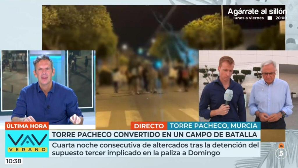 Joaquín Prat, Toño García y Pedro Ángel Roca en 'Vamos a ver'.