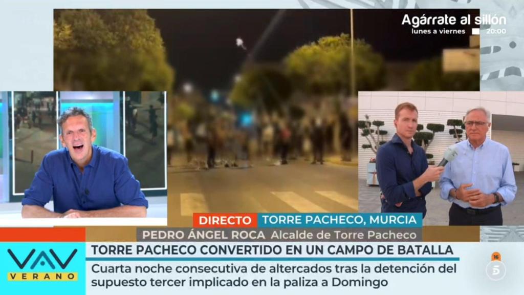 Joaquín Prat, Toño García y Pedro Ángel Roca en 'Vamos a ver'.