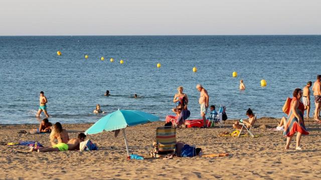 Vista de una de las playas de Dénia este verano.