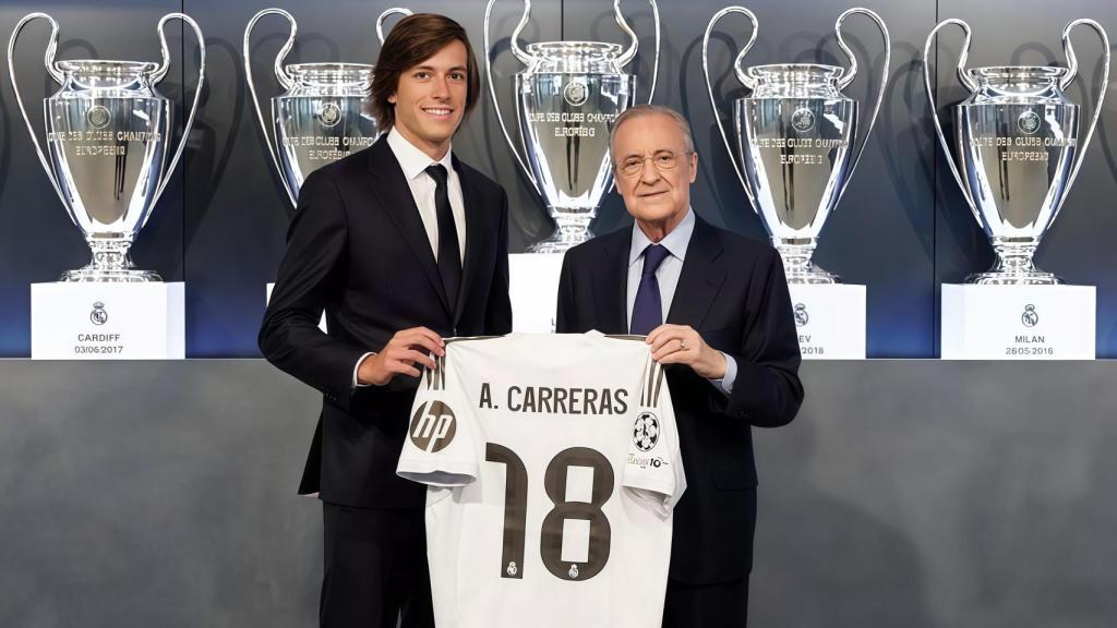 Álvaro Carreras, nuevo jugador del Real Madrid.