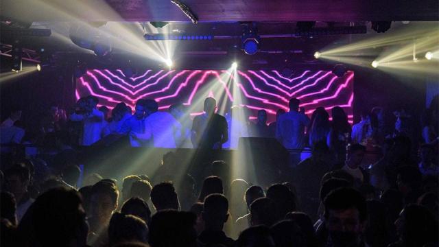 Interior de una discoteca en Madrid