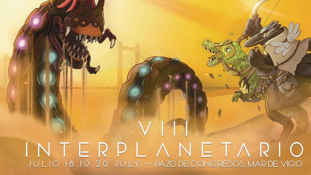 Cartel de la octava edición del Interplanetario en Vigo