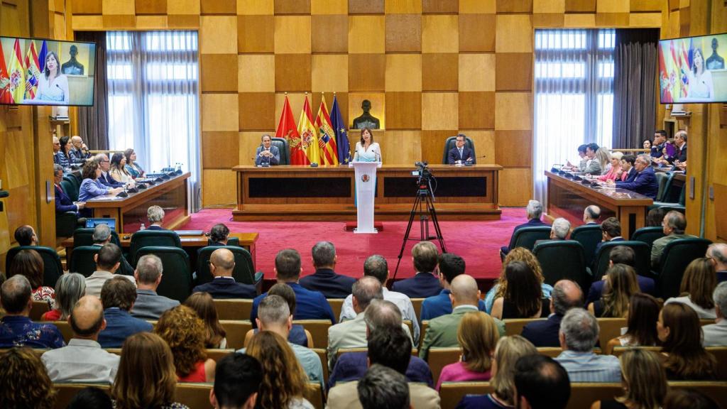 Natalia Chueca durante el Debate de Estado de la Ciudad