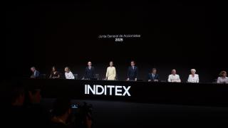 La presidenta de Inditex, Marta Ortega preside la Junta General de accionistas de Inditex.