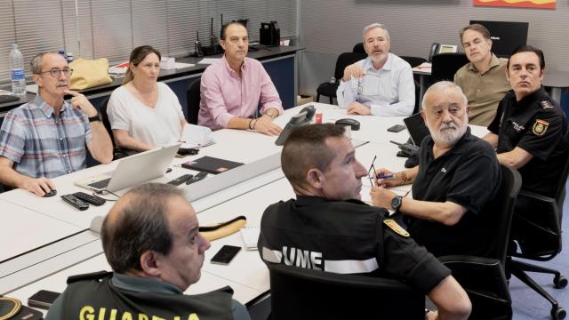 Reunión del Cecopi durante la dana