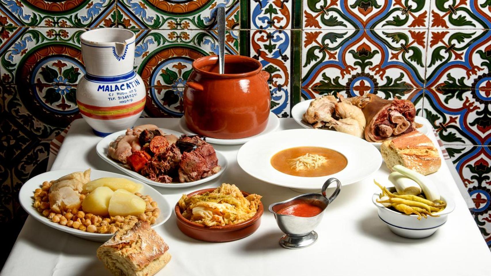 Un buen cocido madrileño.