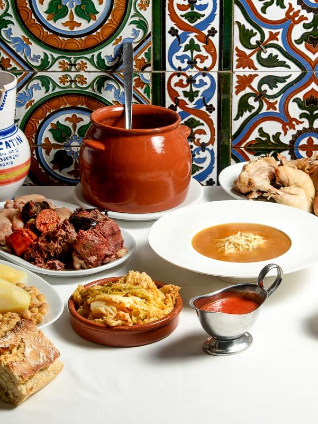 Un buen cocido madrileño.