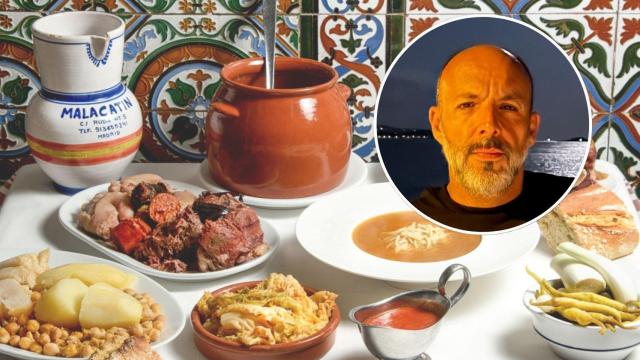 El tradicional cocido madrileño de Malacatín.