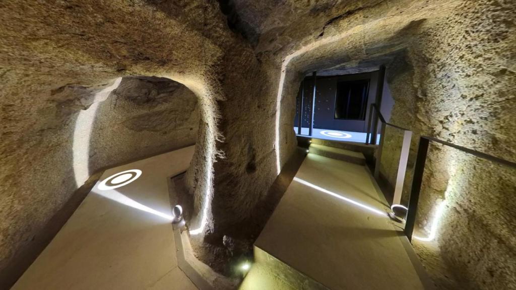 Galerías de la Fortaleza de O Castro.