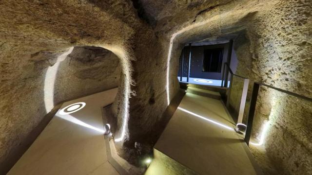 Galerías de la Fortaleza de O Castro.