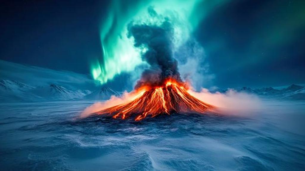 Isla Decepción, ubicada en el archipiélago de las Shetland del Sur
