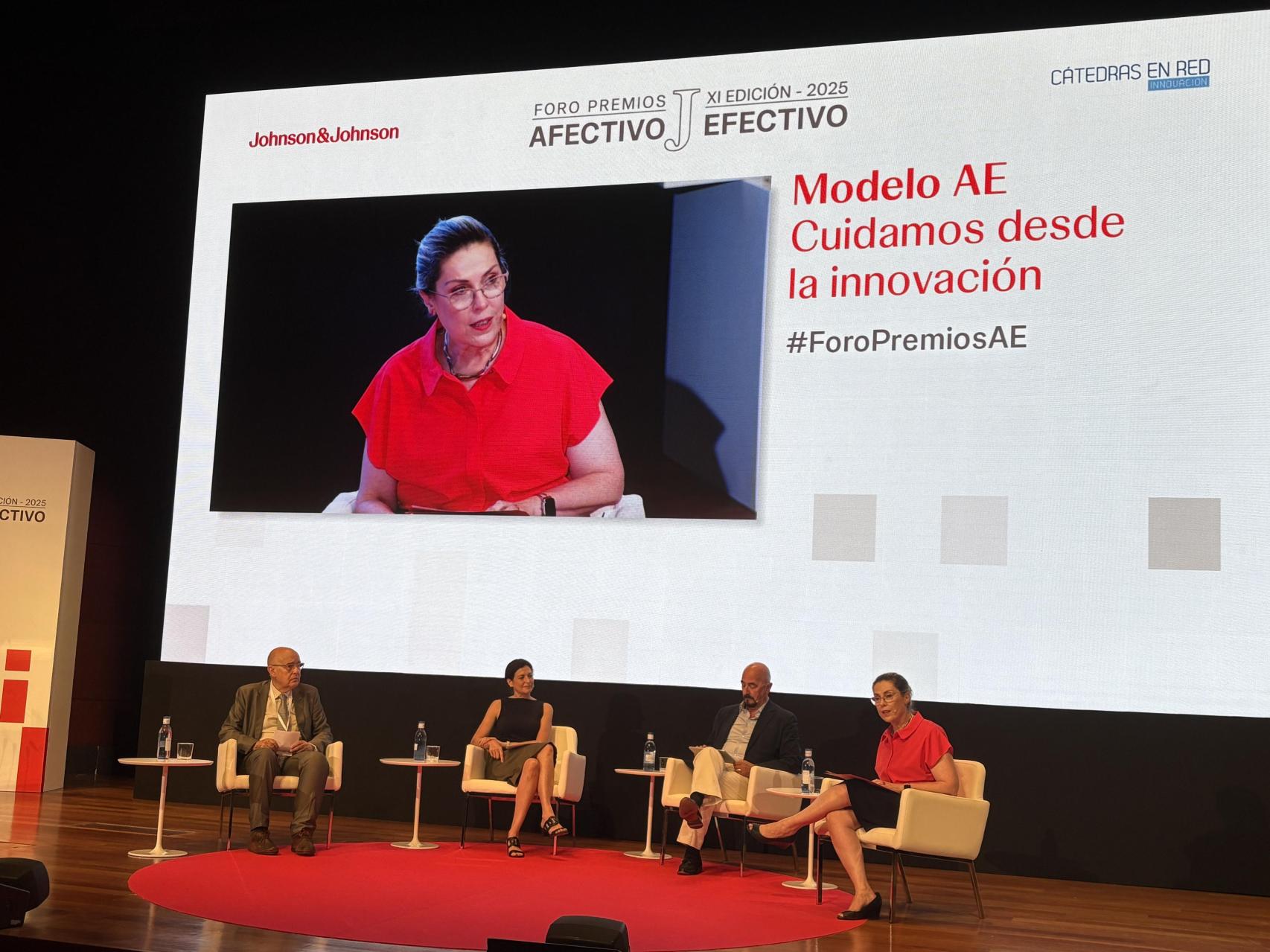 María Fernanda Prado, durante su intervención.