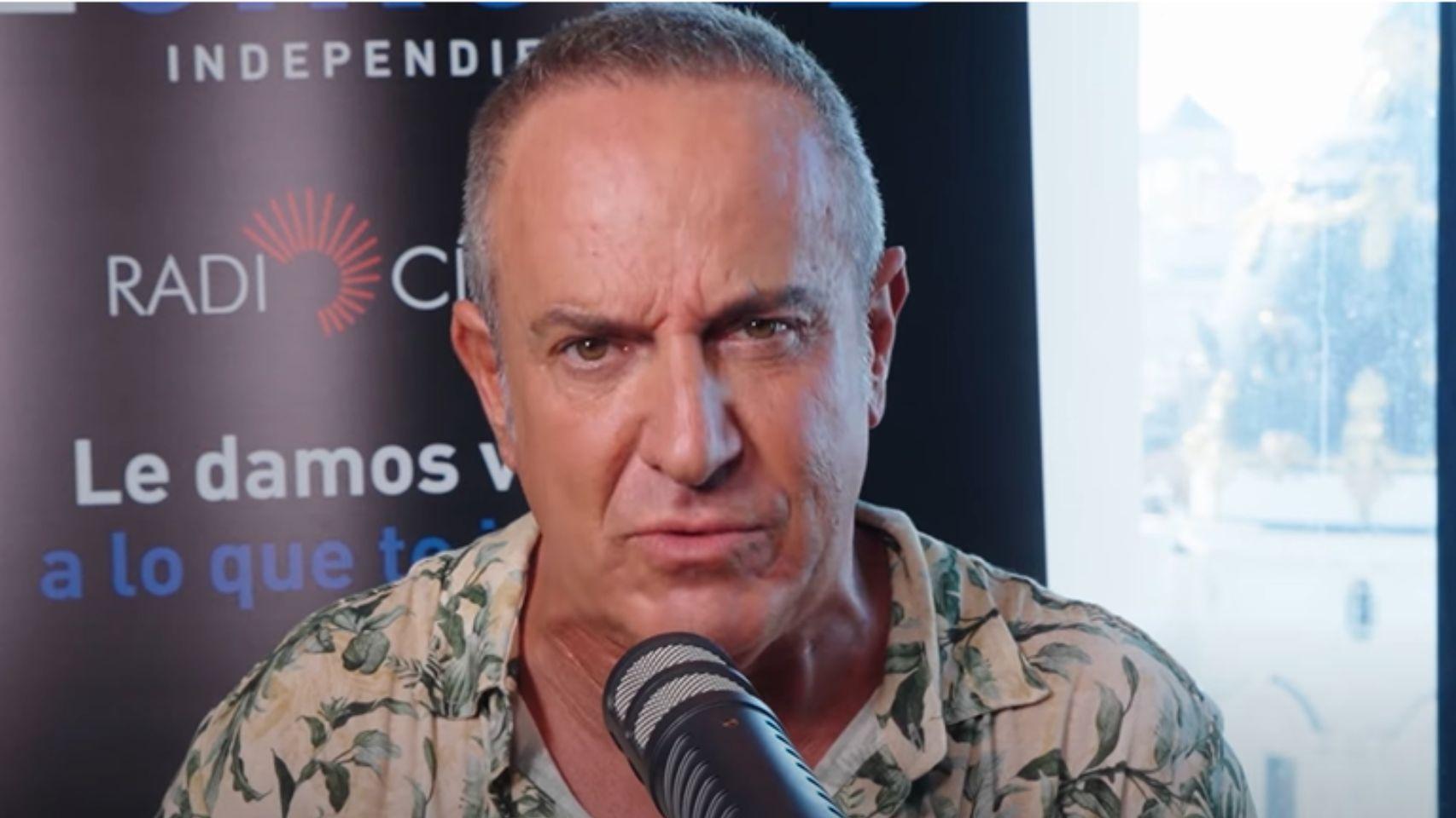 Víctor Sandoval, en una entrevista en 'El círculo independiente'