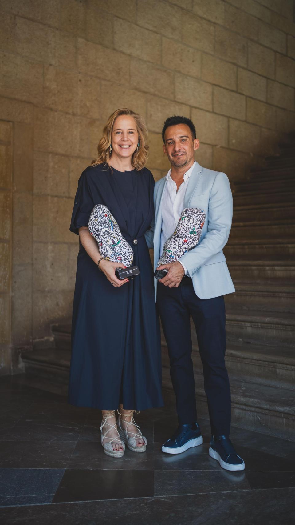 Retrato de los galardonados.