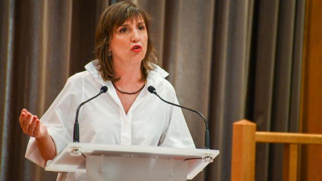 Ranera, durante su intervención en el debate.