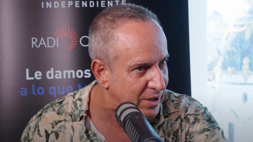 Víctor Sandoval, en la entrevista