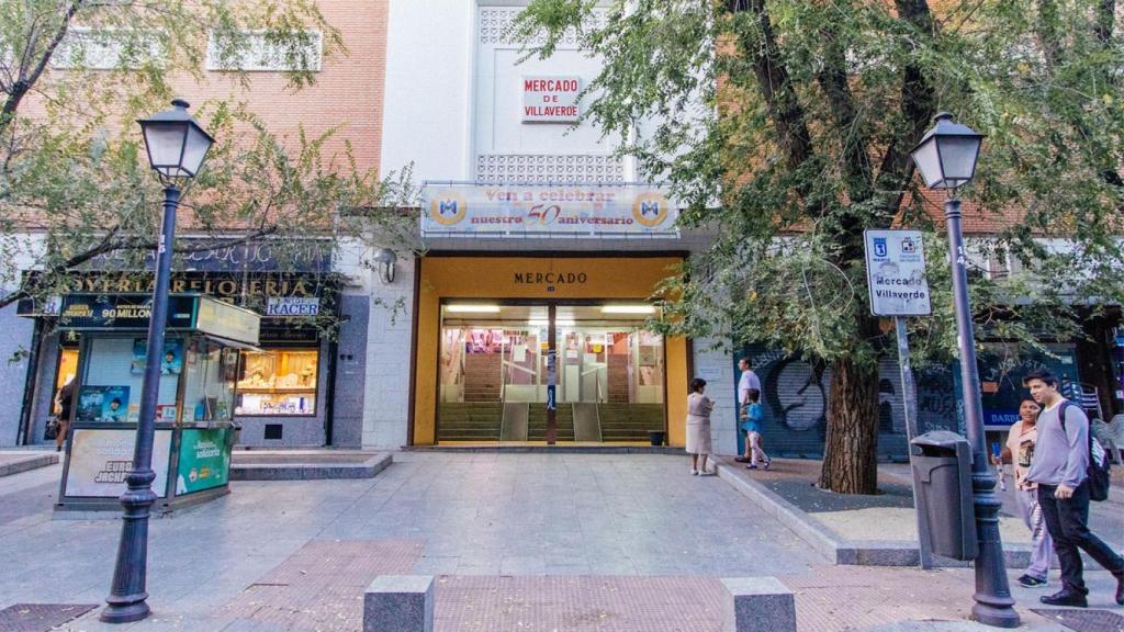 Una de las calles del barrio de Villaverde.