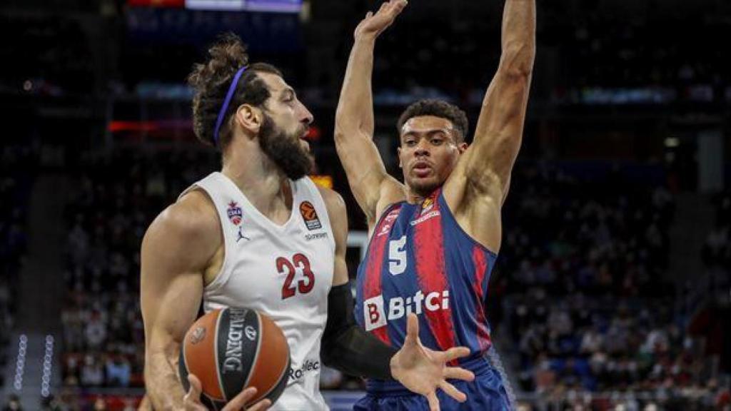 Shengelia, durante un partido con el CSKA.