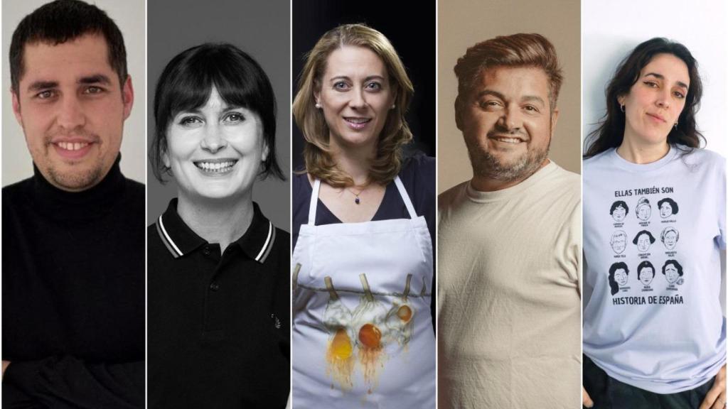 Participantes de la mesa redonda con influencers de actualidad