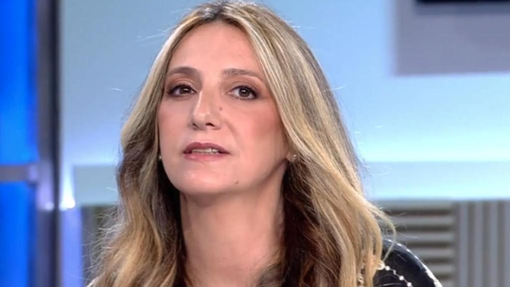 Claudia Montes, Miss Asturias, durante su intervención en el programa 'En Boca De Todos', de Cuatro.