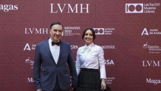 Pedro J. Ramírez, presidente y director de EL ESPAÑOL, y Cruz Sánchez de Lara, vicepresidenta ejecutiva de EL ESPAÑOL