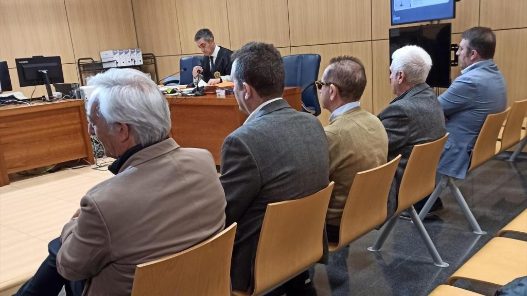 Los acusados, durante la celebración del juicio. Europa Press