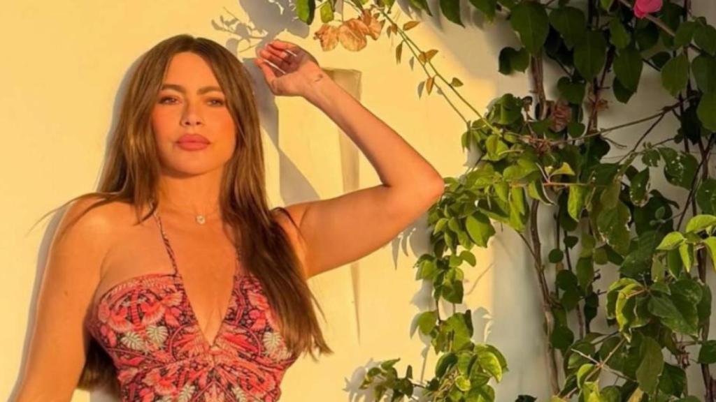 Sofía Vergara, actriz y presentadora, posando en bañador.