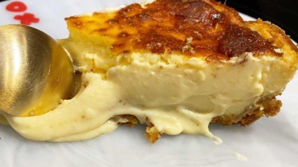 Tarta de queso del restaurante de Dabiz Muñoz.